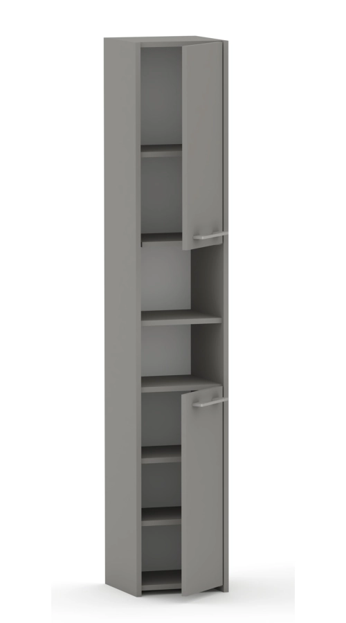 Słupek łazienkowy LUNA 40 cm 2D szary